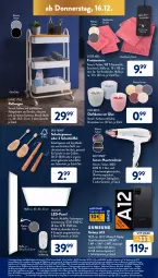 Gazetka promocyjna AldiSud - ALDI Aktuell - Gazetka - ważna od 18.12 do 18.12.2021 - strona 35 - produkty: akku, aldi, aldi talk, auer, bambus, Bau, baumwolle, Betriebssystem, casa deco, dell, Duftkerze, duschtuch, eis, elle, , fernbedienung, frontkamera, haartrockner, handtücher, hauptkamera, Holz, kamera, kerze, Löffel, medion, Mode, quad, reis, ring, rwe, schuhe, sim, Ti, tisch, Trockner, tuc, tücher, überhitzungsschutz, wolle