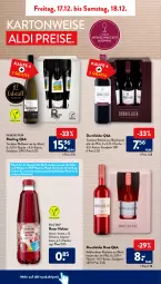 Gazetka promocyjna AldiSud - ALDI Aktuell - Gazetka - ważna od 18.12 do 18.12.2021 - strona 48 - produkty: aldi, beere, dornfelder, eis, , flasche, Nektar, reis, riesling, roséwein, rotwein, säfte, Ti, wein, Weißwein, Zelt