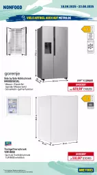 Gazetka promocyjna Metro - Wochen-Angebote - Gazetka - ważna od 23.08 do 23.08.2025 - strona 18 - produkty: akku, angebot, auer, eis, eiswürfel, elle, gefrierschrank, kühlschrank, Metro, miele, reis, Schere, Schrank, spee, teller, Ti, tisch, Trockner, wärmepumpentrockner, wasser, wassertank, würfel