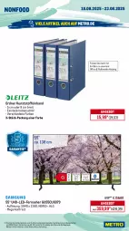 Gazetka promocyjna Metro - Wochen-Angebote - Gazetka - ważna od 23.08 do 23.08.2025 - strona 23 - produkty: angebot, besteck, besteckset, Brei, edelstahl, elle, fernseher, gabel, kaffee, küche, Küchen, kuchen, Küchenhelfer, LG, Löffel, messer, Metro, office, ordner, Pinzette, spülmaschinen, teller, Ti, uhd