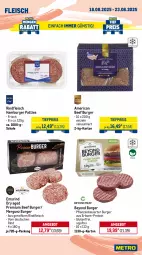 Gazetka promocyjna Metro - Wochen-Angebote - Gazetka - ważna od 23.08 do 23.08.2025 - strona 4 - produkty: Abtei, angebot, angebote, aqua, beef, burger, Dorade, dorade royal, eis, erbsen, filet, fisch, fische, Fischer, fleisch, frischfisch, hamburger, lachs, lachsfilet, Metro, pflanze, pflanzen, reis, Ria, rind, rindfleisch, rwe, Saibling, Schal, Schale, Schere, soja, Ti, tiefpreis, Wild, Yo