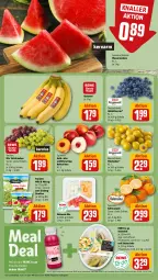 Gazetka promocyjna Rewe - Prospekte - Gazetka - ważna od 10.08 do 10.08.2024 - strona 10 - produkty: banane, bananen, beere, beeren, eis, elle, fleisch, florette, heidelbeere, heidelbeeren, melone, melonen, Nektar, nektarinen, orange, orangen, reifen, reis, saft, Saftorangen, salat, Schal, Schale, smoothie, tafeltrauben, Ti, trauben, wasser, wassermelone