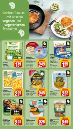 Gazetka promocyjna Rewe - Prospekte - Gazetka - ważna od 10.08 do 10.08.2024 - strona 17 - produkty: Becher, bonduelle, brokkoli, burger, camembert, dell, elle, frikadellen, gnocchi, grill, gyros, kartoffel, Käse, kopfsalat, Like Meat, mozzarella, natur, nuss, pfanne, pfannen, pizza, Rana, rel, rügenwalder, rügenwalder mühle, salat, Schal, Schale, schnitzel, sim, spinat, Streichzart, Ti, Vegeta