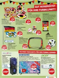 Gazetka promocyjna Vmarkt - Prospekte - Gazetka - ważna od 12.06 do 12.06.2024 - strona 15 - produkty: Abba, adapter, auto, ball, Bau, Becher, bio, Draht, erde, Fußball, geschirr, HDMI, hering, Projektor, Radio, rel, Ria, ring, Samsung, Tasche, Ti, Tiere, tisch, tragetasche, uhd, usb, wolle