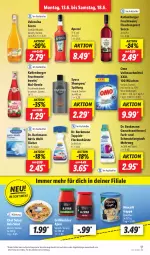 Gazetka promocyjna Lidl - Aktionsprospekt - Gazetka - ważna od 18.06 do 18.06.2022 - strona 17 - produkty: Ajvar, alkohol, angebot, aperol, bowle, burger, bürste, Dr. Beckmann, ecco, eis, eiskaffee, elle, flasche, frappé, frucht, grill, kaffee, katlenburger, Meister, Nescafé, reis, rwe, salat, shampoo, spülung, syoss, teller, teppich, Ti, tuc, tücher, valensina, vollwaschmittel, waschmittel, wein, Yo, ZTE