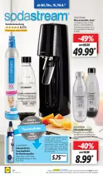 Gazetka promocyjna Lidl - Aktionsprospekt - Gazetka - ważna od 18.06 do 18.06.2022 - strona 34 - produkty: Bau, eis, flasche, ndk, reis, Schal, Schale, silvercrest, Soda, sodastream, Sprudel, Ti, wasser, wassersprudler
