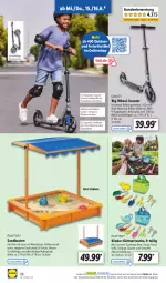Gazetka promocyjna Lidl - Aktionsprospekt - Gazetka - ważna od 18.06 do 18.06.2022 - strona 38 - produkty: crivit, eis, elle, Garten, hipp, Holz, Kinder, Kugel, ndk, rel, Sandkasten, Schal, Schale, scooter, Spaten, Tasche, Ti, uv-schutz, wasser