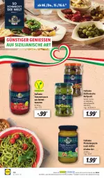 Gazetka promocyjna Lidl - Aktionsprospekt - Gazetka - ważna od 18.06 do 18.06.2022 - strona 44 - produkty: antipasti, asti, datteltomaten, eier, italiamo, ndk, pesto, pistazien, sauce, Schal, Schale, Ti, tomate, tomaten, tomatensauce