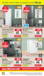 Gazetka promocyjna Lidl - Aktionsprospekt - Gazetka - ważna od 18.06 do 18.06.2022 - strona 52 - produkty: angebot, angebote, beleuchtung, eis, Elektro, elle, ente, gefrierkombination, gefrierschrank, küche, kühlschrank, ndk, obst, reis, rel, Schal, Schale, Schrank, schubladen, Signal, telefon, Ti, tisch, uhr, wasser