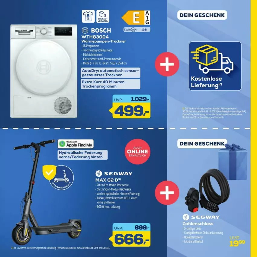 Aktueller Prospekt Euronics - Prospekte - von 26.09 bis 10.10.2025 - strona 11 - produkty: auto, eis, Sport, Ti, tisch