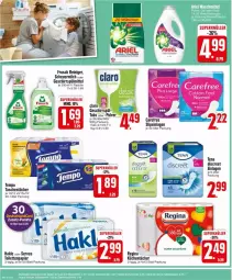 Gazetka promocyjna Edeka - Prospekte - Gazetka - ważna od 27.07 do 27.07.2024 - strona 24 - produkty: carefree, Discreet, Frosch, geschirr, geschirrspülmittel, gin, Heu, küche, Küchen, küchentücher, milch, papier, reiniger, scheuermilch, slip, slipeinlagen, spülmittel, Tasche, taschen, taschentücher, tee, Tempo, toilettenpapier, tücher, Yo