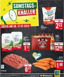 Gazetka promocyjna Edeka - Prospekte - Gazetka - ważna od 27.07 do 27.07.2024 - strona 28 - produkty: beutel, deka, eier, eis, ente, flasche, fleisch, hackfleisch, karotten, Paula, paulaner, schoko, schoko-bons, Ti, zucker