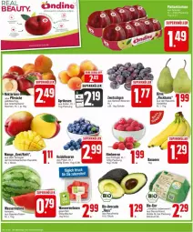 Gazetka promocyjna Edeka - Prospekte - Gazetka - ważna od 27.07 do 27.07.2024 - strona 6 - produkty: aprikose, aprikosen, avocado, banane, bananen, Becher, beere, beeren, bio, deka, eimer, eis, fleisch, heidelbeere, heidelbeeren, himbeer, himbeere, himbeeren, mango, melone, melonen, Nektar, nektarinen, oder pfirsiche, pfirsich, pfirsiche, Schal, Schale, Ti, wasser, wassermelone, wassermelonen