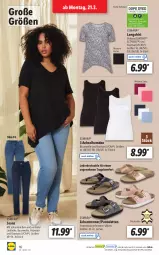 Gazetka promocyjna Lidl - Aktionsprospekt - Gazetka - ważna od 26.03 do 26.03.2022 - strona 16 - produkty: achselhemd, Bau, baumwolle, bett, decksohle, ecovero, erde, esmara, hemd, hemden, jeans, lenzing, ndk, pantolette, pantoletten, Schal, Schale, shirt, Ti, wolle, zehentrenner