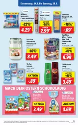 Gazetka promocyjna Lidl - Aktionsprospekt - Gazetka - ważna od 26.03 do 26.03.2022 - strona 39 - produkty: angebot, bio, Bona, cheesecake, eis, elle, Kinder, kokos, kokosnuss, Kokosnussöl, mac, Milbona, mozzarella, nuss, preisvorteil, reis, rel, salami, schoko, sirup, Soda, sodastream, spaghetti, teller, Ti, vita, Yo, ZTE