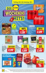 Gazetka promocyjna Lidl - Aktionsprospekt - Gazetka - ważna od 26.03 do 26.03.2022 - strona 42 - produkty: alesto, angebot, apfel, coca-cola, cola, coupon, eis, elle, fanta, früchte, grana, granatapfel, gutschein, Käse, lachs, Multivitaminsaft, natur, nuss, Rana, Räucherlachs, reis, saft, telefon, teller, Ti, vita, waffeln, walnuss, walnusskerne, weichkäse, ziegenkäse, ZTE