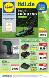 Gazetka promocyjna Lidl - Aktionsprospekt - Gazetka - ważna od 26.03 do 26.03.2022 - strona 47 - produkty: akku, Brei, dünger, elle, erde, Fahrrad, Garten, kompressor, ladegerät, LG, luftmatratze, matratze, matratzen, ndk, Parkside, rasen, rasendünger, rasenmäher, Rauch, reifen, rwe, Ti, tisch