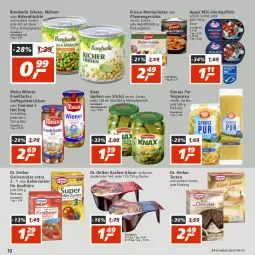 Gazetka promocyjna Real - Gazetka - ważna od 13.08 do 13.08.2022 - strona 10 - produkty: Becher, bonduelle, Dr. Oetker, eis, elle, erasco, erbsen, filet, filets, frankfurter, früchte, Geflügel, gelierzucker, gurke, gurken, hering, Herings, heringsfilets, hot dog, hülsenfrüchte, konfitüre, kuchen, meica, möhren, nuss, pfanne, pfannen, reis, ring, Schal, Schale, senf, teigwaren, Ti, torte, wiener, würstchen, zucker