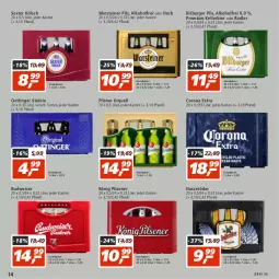 Gazetka promocyjna Real - Gazetka - ważna od 13.08 do 13.08.2022 - strona 14 - produkty: alkohol, bier, bitburger, bitburger pils, budweiser, burger, corona, corona extra, eis, elle, hasseröder, kellerbier, könig pilsener, oder radler, oettinger, pils, pilsener, pilsner, pilsner urquell, radler, reis, steiner, Ti, warsteiner