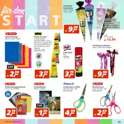 Gazetka promocyjna Real - Gazetka - ważna od 13.08 do 13.08.2022 - strona 25 - produkty: eis, flasche, Flinke Flasche, kleber, papier, reis, Schere, Schultüten, Spiele, textmarker, Ti, Tüte, weck, zeichenblock, zucker