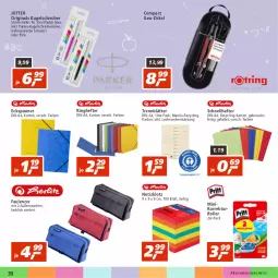 Gazetka promocyjna Real - Gazetka - ważna od 13.08 do 13.08.2022 - strona 30 - produkty: Clin, din a4, gin, Hefte, Kugel, kugelschreiber, Rauch, ring, Roller, Schnellhefter, Tasche, taschen, Ti