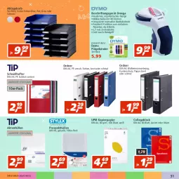 Gazetka promocyjna Real - Gazetka - ważna od 13.08 do 13.08.2022 - strona 31 - produkty: Brei, collegeblock, din a4, elle, Hefte, kopierpapier, korb, Mode, omega, ordner, papier, prospekthüllen, Schnellhefter, Ti