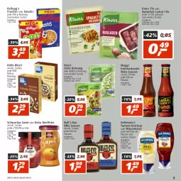 Gazetka promocyjna Real - Gazetka - ważna od 13.08 do 13.08.2022 - strona 9 - produkty: bbq-sauce, beutel, eis, flasche, Frosties, Kellogg‘s, ketchup, knorr, knorr fix, kölln, konfitüre, mac, maggi, mayonnaise, müsli, reis, salat, sauce, saucen, Schwartau, Smacks, Ti, tomato ketchup, Yo