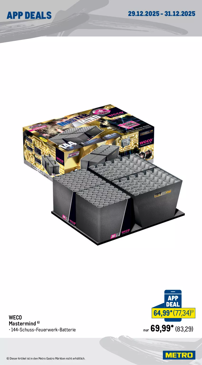 Aktueller Prospekt Metro - App-Deals - von 29.12.2025 bis 03.01.2026 - strona 3 - produkty: batterie, Metro, metro gastro, rwe, Ti