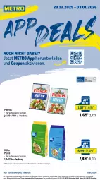 Gazetka promocyjna Metro - App-Deals - Gazetka - ważna od 03.01 do 03.01.2026 - strona 1 - produkty: abholpreise, angebot, angebote, coupon, eis, ilag, kölln, mac, Metro, milch, müsli, patros, Rauch, reis, rwe, Ti