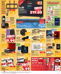 Gazetka promocyjna Kaufland - Prospekt - Gazetka - ważna od 06.03 do 06.03.2024 - strona 19 - produkty: adapter, Bank, batterie, batterien, Betriebssystem, buch, cin, deka, dvb, DVB-T, eis, Elan, elle, energizer, erde, fernbedienung, Grom, gutschein, gutscheine, hardware, HDMI, Hygrometer, intenso, koffer, ladekabel, latte, lautsprecher, Leuchte, LG, microsd, monitor, Mp3, ndk, panasonic, Parkside, powerbank, Rauch, reis, rel, Ria, rwe, Schal, schuhe, Signal, soundbar, Spiele, Tasche, taschen, Taschenbuch, telefon, Ti, tisch, tuner, uhd, uhr, usb, versandkostenfrei, wandhalterung, wanduhr, Wetterstation, WICK