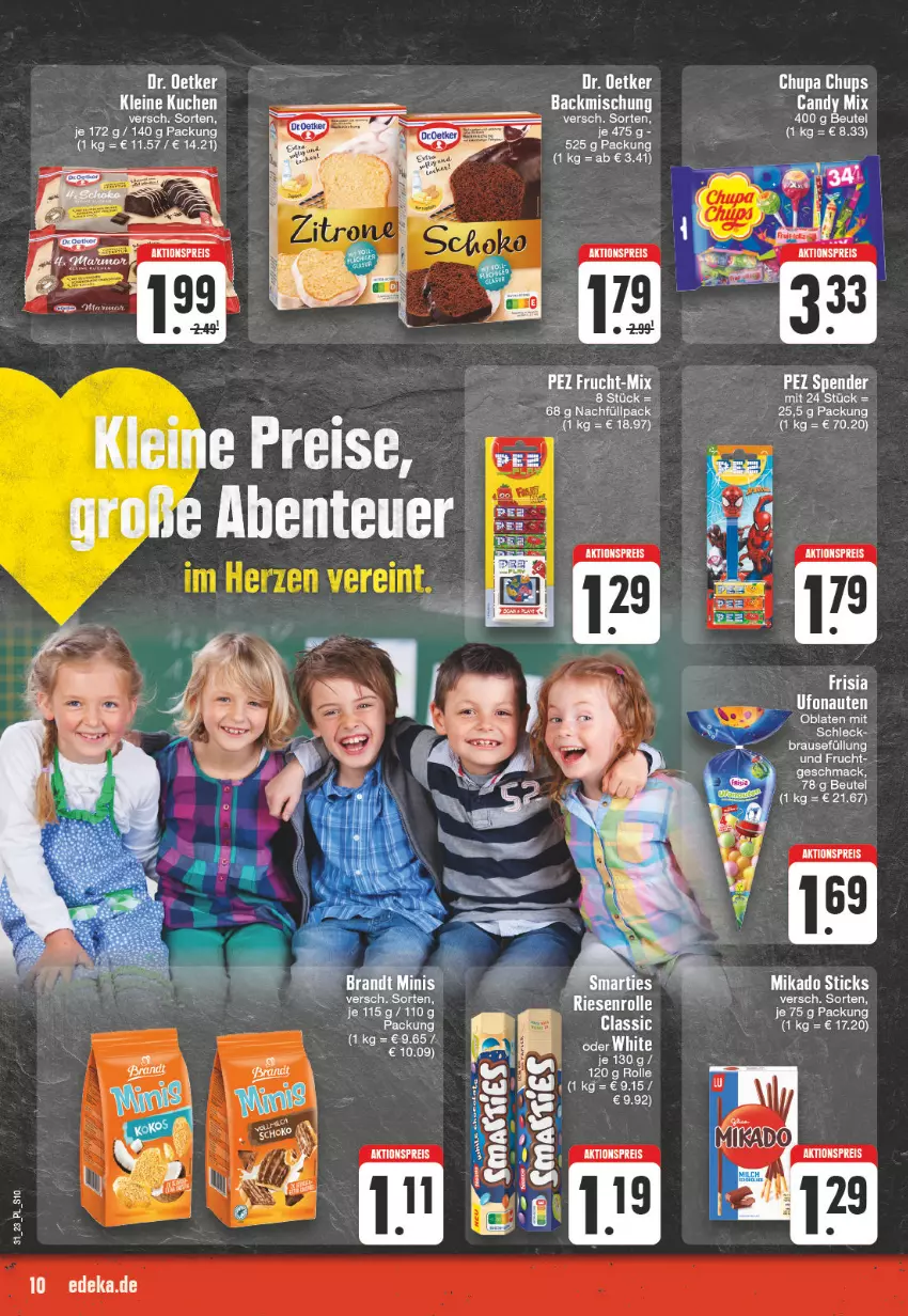 Aktueller Prospekt E Center - Angebote der Woche - von 31.07 bis 05.08.2023 - strona 10 - produkty: aktionspreis, backmischung, beutel, brause, chupa, chupa chups, eis, ente, frucht, mac, mikado, reis, Ti