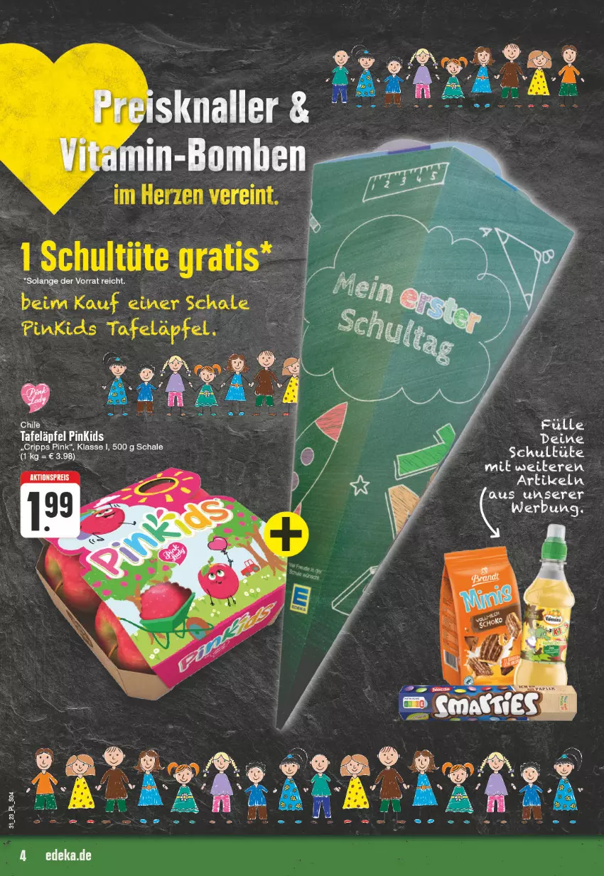 Aktueller Prospekt E Center - Angebote der Woche - von 31.07 bis 05.08.2023 - strona 4 - produkty: Bau, Schal, Schale, tafeläpfel, Ti