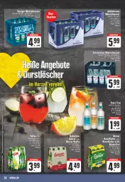 Gazetka promocyjna E Center - Angebote der Woche - Gazetka - ważna od 05.08 do 05.08.2023 - strona 20 - produkty: aktionspreis, Alwa, budweiser, eis, fever-tree, flasche, gerolsteine, gerolsteiner, glasflasche, gösser, mineralwasser, natur, radler, reis, steiner, Ti, veltins, wasser