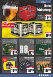Gazetka promocyjna E Center - Angebote der Woche - Gazetka - ważna od 05.08 do 05.08.2023 - strona 21 - produkty: aktionspreis, alkohol, Benediktiner, bier, diebels, eis, ente, getränk, getränke, jever, könig pilsener, malz, natur, pils, pilsener, pilsner, pilsner urquell, reis, steiner, Ti, vita, vitamalz, warsteiner, weissbier, ZTE