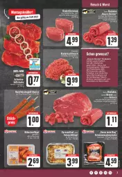 Gazetka promocyjna E Center - Angebote der Woche - Gazetka - ważna od 05.08 do 05.08.2023 - strona 7 - produkty: aktionspreis, braten, chorizo, eier, eis, erde, filet, filets, fleisch, gewürz, gulasch, gyros, hackfleisch, hähnchenflügel, hüftsteak, hüftsteaks, jungbullen, mac, Nackensteak, nackensteaks, reis, rind, rinder, rinderfilet, rinderhackfleisch, Rinderkeule, rouladen, rwe, Schal, Schale, schnitten, schwein, schweine, schweinenacken, spitzenqualität, steak, steaks, tee, Ti, Tiere, topf, wein, weine, wurst