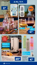 Gazetka promocyjna AldiSud - IN ZWEI WOCHEN - Gazetka - ważna od 18.11 do 18.11.2023 - strona 4 - produkty: aldi, ambia, auto, Crofton, decke, dell, edelstahl, elle, flasche, getränk, getränke, Gläser, Glühwein, LG, Liege, Mode, obst, Obst und Gemüse, rotwein, Ti, Trinkhalme, und gemüse, wein, Weingläser, Weißwein, Weißweinglas, ZTE