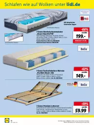 Gazetka promocyjna Lidl - Aktuelle Onlineshop-Highlights - Gazetka - ważna od 28.02 do 28.02.2022 - strona 18 - produkty: asti, eis, federkern, Hela, Holz, Kenzo, komfortschaum-matratze, komfortschaummatratze, latte, lattenrost, matratze, ndk, Ria, Schaummatratze, Tasche, taschen, taschenfederkern-matratze, Ti, tisch, topper, ZTE