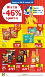 Gazetka promocyjna Lidl - Aktionsprospekt - Gazetka - ważna od 12.08 do 12.08.2023 - strona 52 - produkty: baby-dry, chicken wings, eis, elle, langnese, lorenz, magnum, ndk, pampers, preisvorteil, reis, saltletts, Schal, Schale, teller, Ti, valensina