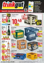 Gazetka promocyjna Trinkgut - Prospekte - Gazetka - ważna od 15.11 do 15.11.2025 - strona 1 - produkty: Alwa, bier, deit, ecco, eis, Extaler, flasche, frucht, fruchtsecco, fürst von metternich, hasseröder, jim beam, likör, limo, limonade, limonaden, Mett, metternich, mineralwasser, payback, pils, pilsener, reifen, reis, rotkäppchen, sekt, Spezi, steiner, vilsa, warsteiner, wasser, whiskey, ZTE