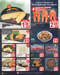 Gazetka promocyjna Edeka - Angebote der Woche - Gazetka - ważna od 20.08 do 20.08.2022 - strona 4 - produkty: albray, aubergine, braten, chaumes, cheddar, cocktail, dip, eis, emmi, fisch, frischkäse, für grill und pfanne, garnelen, gin, grill, grill und pfanne, hartkäse, HP, ideal für grill, ideal für grill und pfanne, ideal zum braten, Käse, kerrygold, kokos, lachs, lenco, LG, mac, meerrettich, mozzarella, paprika, pfanne, Räucherlachs, reis, rel, Rettich, rispentomaten, rwe, salat, sauce, schnittkäse, sesam, steak, steaks, terrine, Ti, tisch, tomate, tomaten, top-preis, und pfanne, Wakame, weichkäse