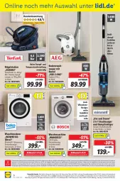 Gazetka promocyjna Lidl - Wochen-Highlights im Onlineshop - Gazetka - ważna od 20.02 do 20.02.2022 - strona 6 - produkty: angebot, angebote, beutel, bodenstaubsauger, bügel, Bügelstation, dampfreiniger, eis, elle, erde, ndk, reiniger, reis, rel, Ria, Schal, Schale, staubsauger, telefon, Ti, Trockner, uhr, waschmaschine, waschtrockner