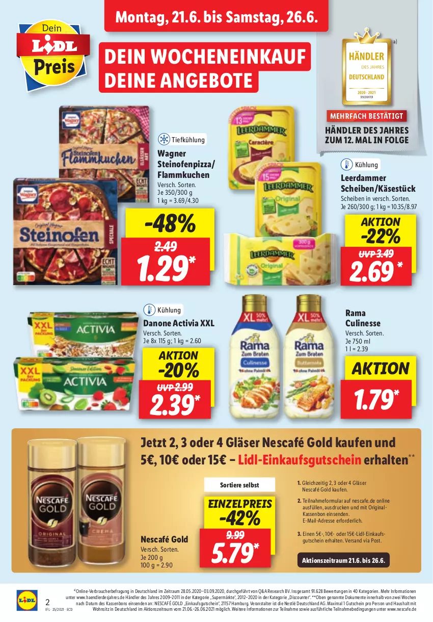 Aktueller Prospekt Lidl - Aktionsprospekt - von 21.06 bis 26.06.2021 - strona 2