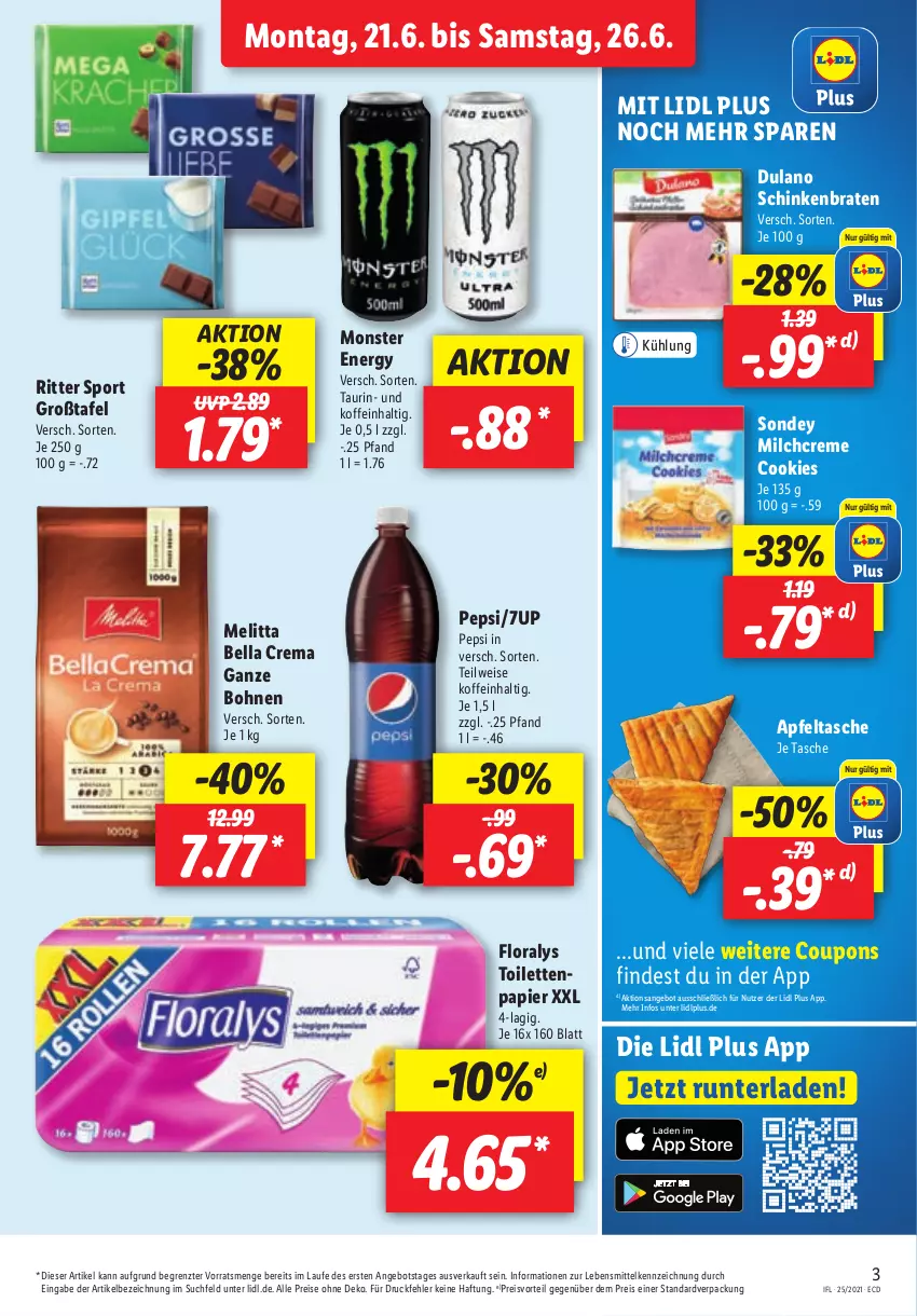 Aktueller Prospekt Lidl - Aktionsprospekt - von 21.06 bis 26.06.2021 - strona 3