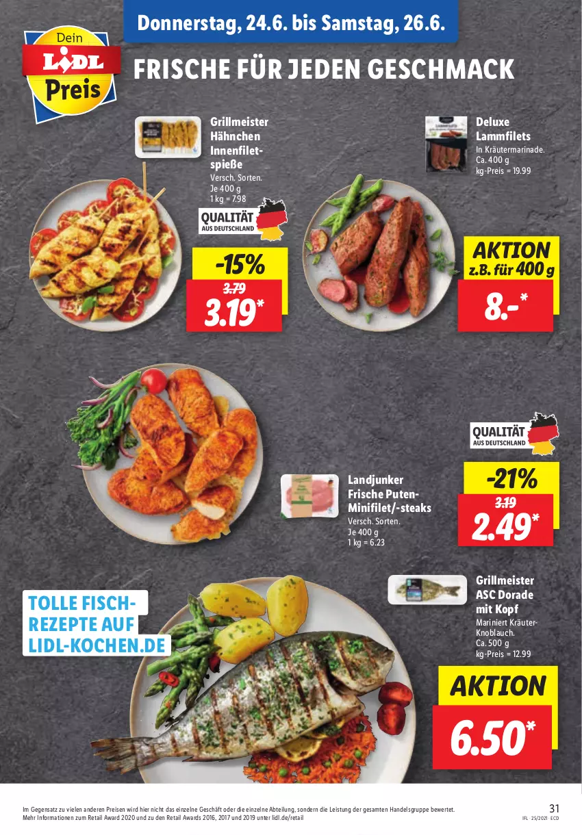 Aktueller Prospekt Lidl - Aktionsprospekt - von 21.06 bis 26.06.2021 - strona 31