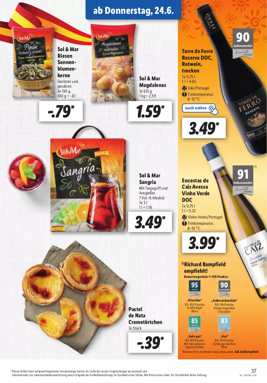 Aktueller Prospekt Lidl - Aktionsprospekt - von 21.06 bis 26.06.2021 - strona 37