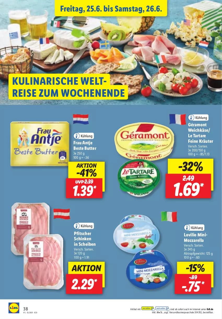 Aktueller Prospekt Lidl - Aktionsprospekt - von 21.06 bis 26.06.2021 - strona 38