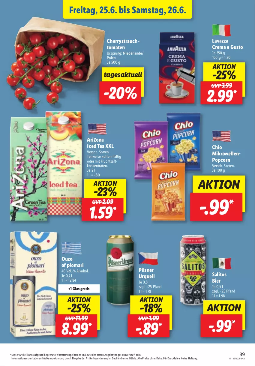 Aktueller Prospekt Lidl - Aktionsprospekt - von 21.06 bis 26.06.2021 - strona 39