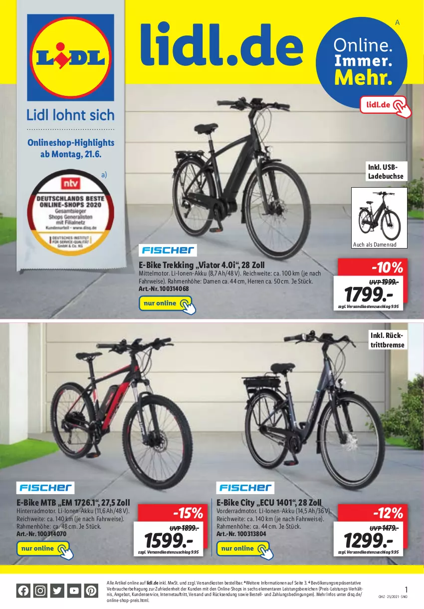 Aktueller Prospekt Lidl - Aktionsprospekt - von 21.06 bis 26.06.2021 - strona 40