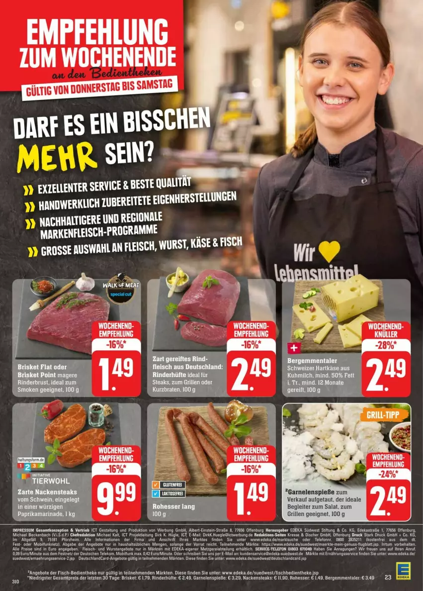 Aktueller Prospekt Edeka - Prospekte - von 20.07 bis 27.07.2024 - strona 35 - produkty: angebot, angebote, deka, eier, eis, elle, emmentaler, ente, fleisch, garnelen, grill, nuss, salat, Ti