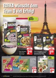 Gazetka promocyjna Edeka - Prospekte - Gazetka - ważna od 27.07 do 27.07.2024 - strona 22 - produkty: ball, bio, Datteln, deka, eis, eiswaffeln, haselnuss, kakao, lebensmittel, mandel, mandeln, müsli, nuss, reis, Reiswaffeln, snack, waffeln, ZTE
